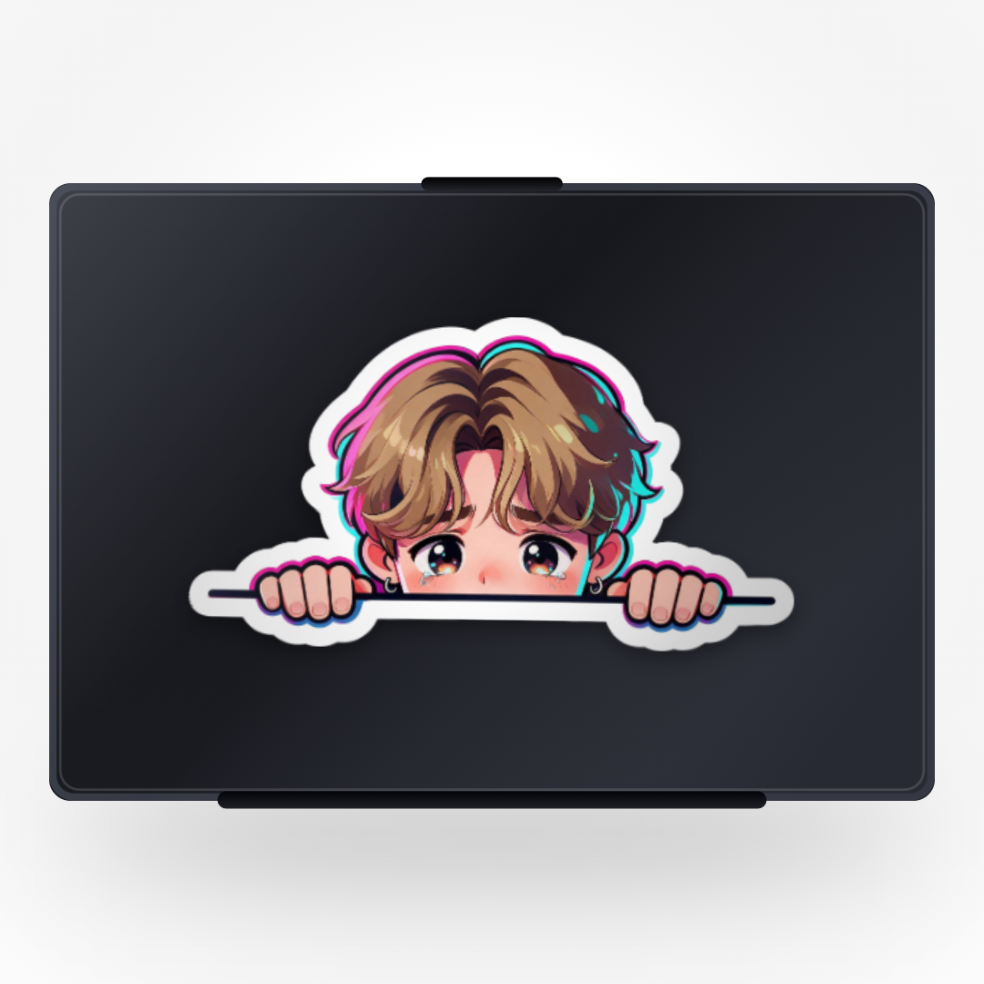 Lu Peeking Sticker
