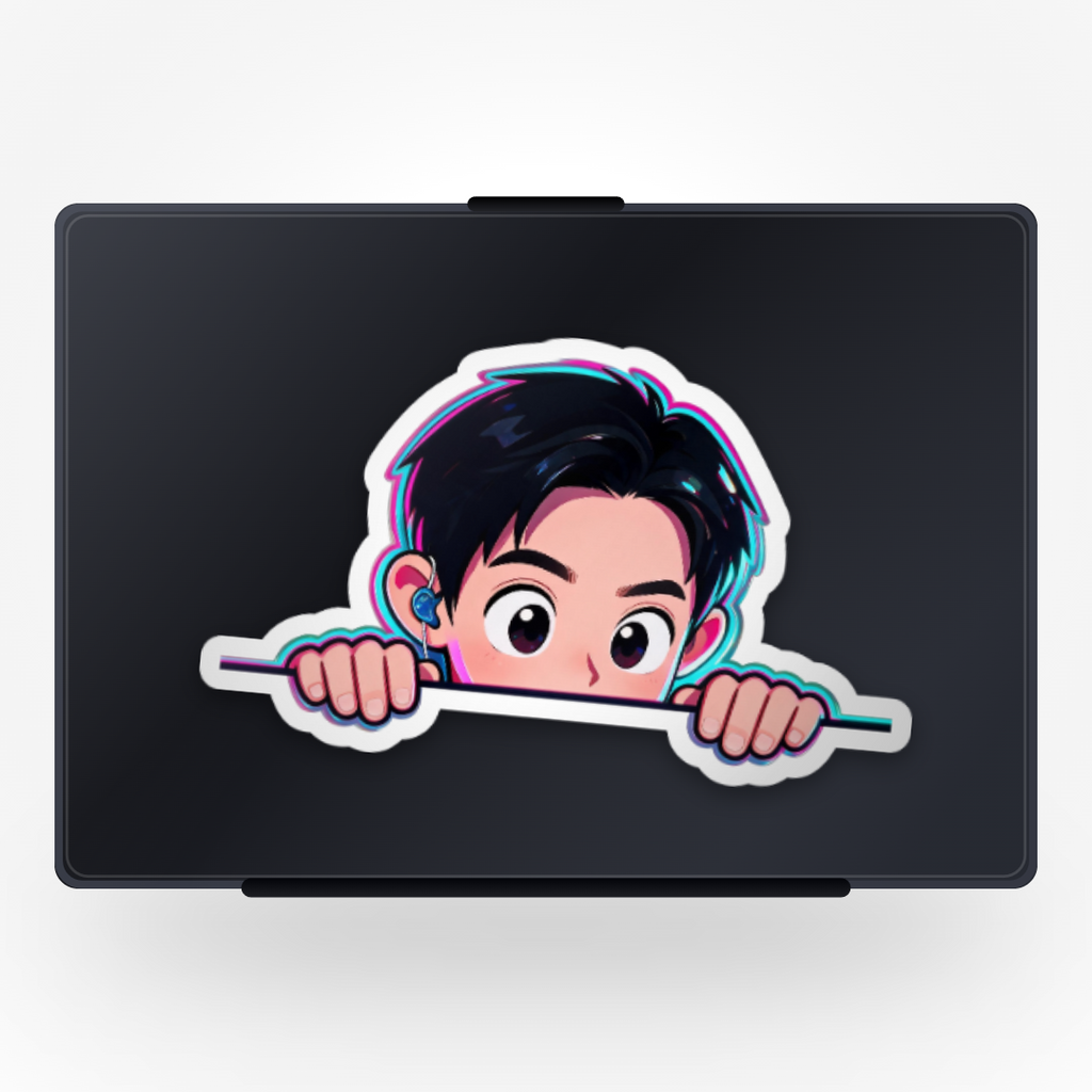 Park Peeking Sticker