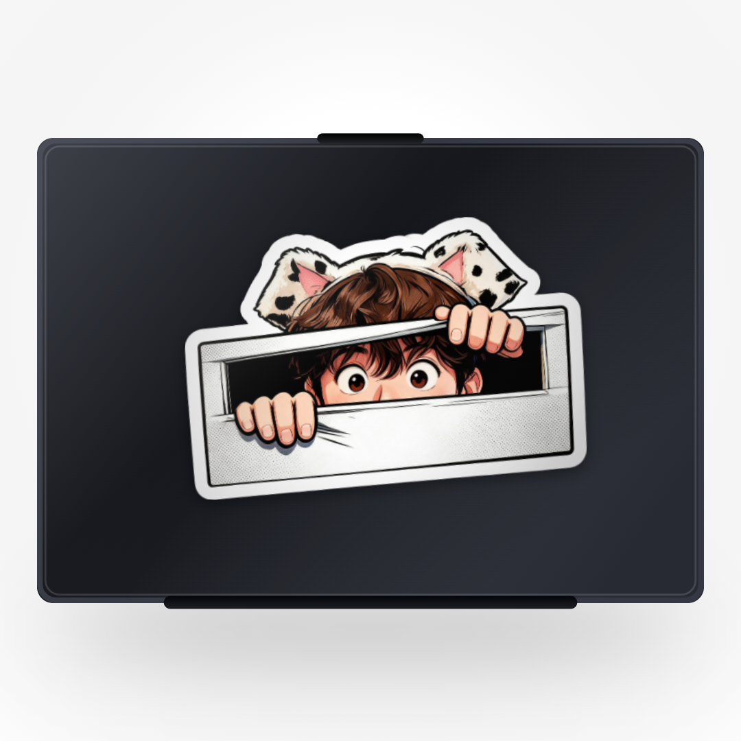 Byun Peeking Sticker