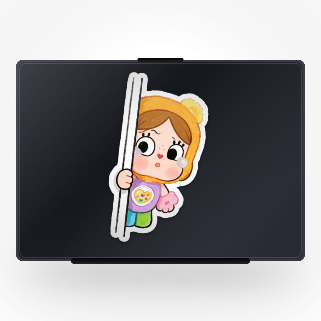 Crybaby Peeking Sticker