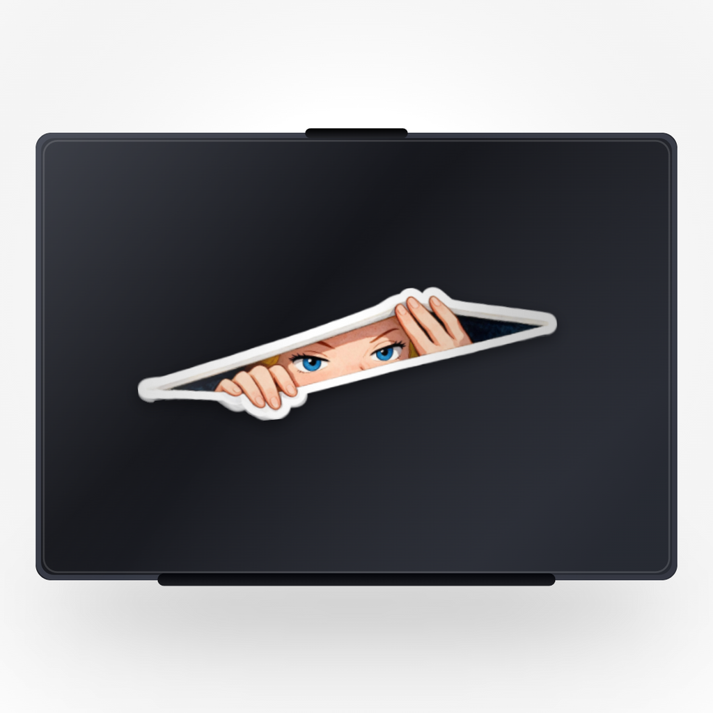 Alice Peeking Sticker
