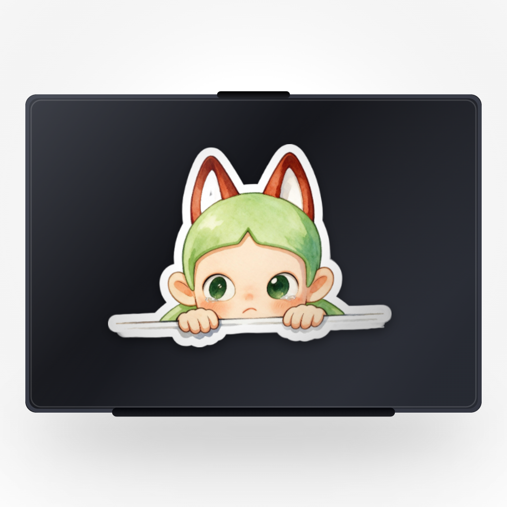 Zsiga Peeking Sticker