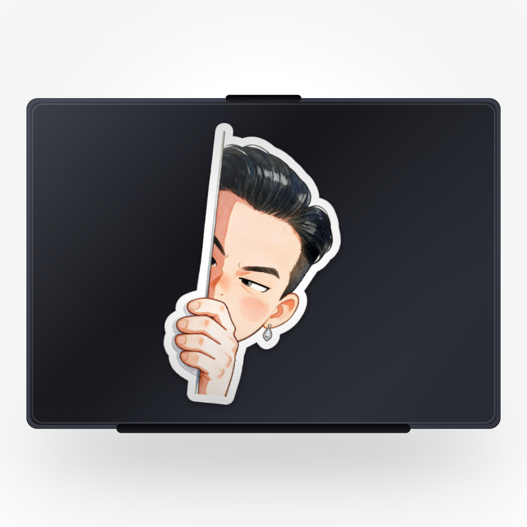 Kwon Peeking Sticker