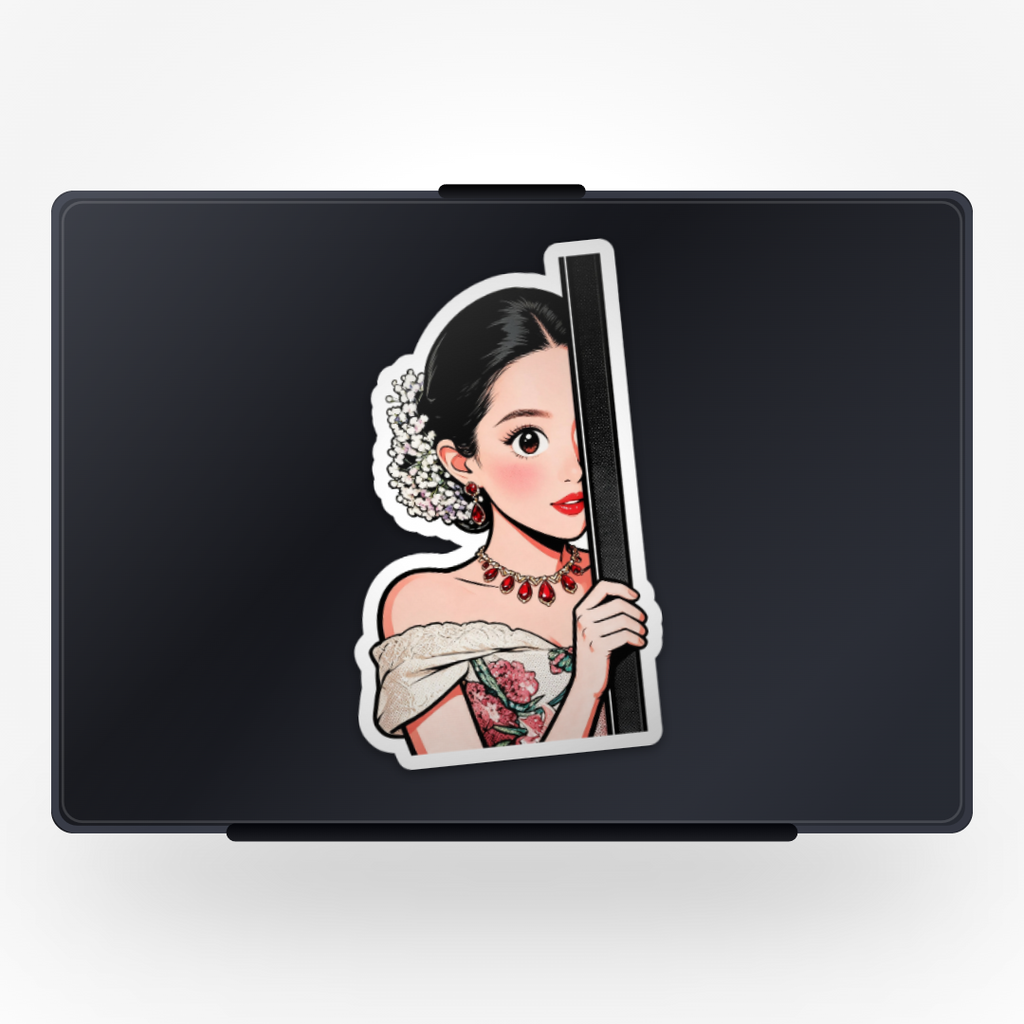 Liu Peeking Sticker