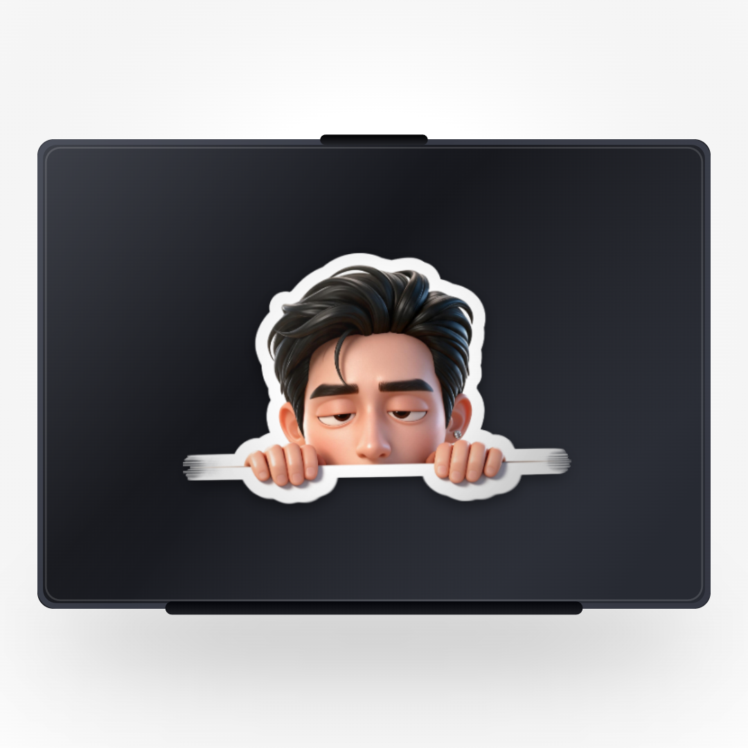 Song Peeking Sticker