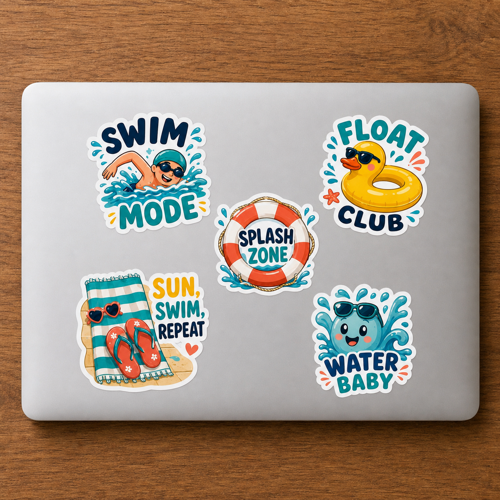 Swimming Fun sticker pack product image 3