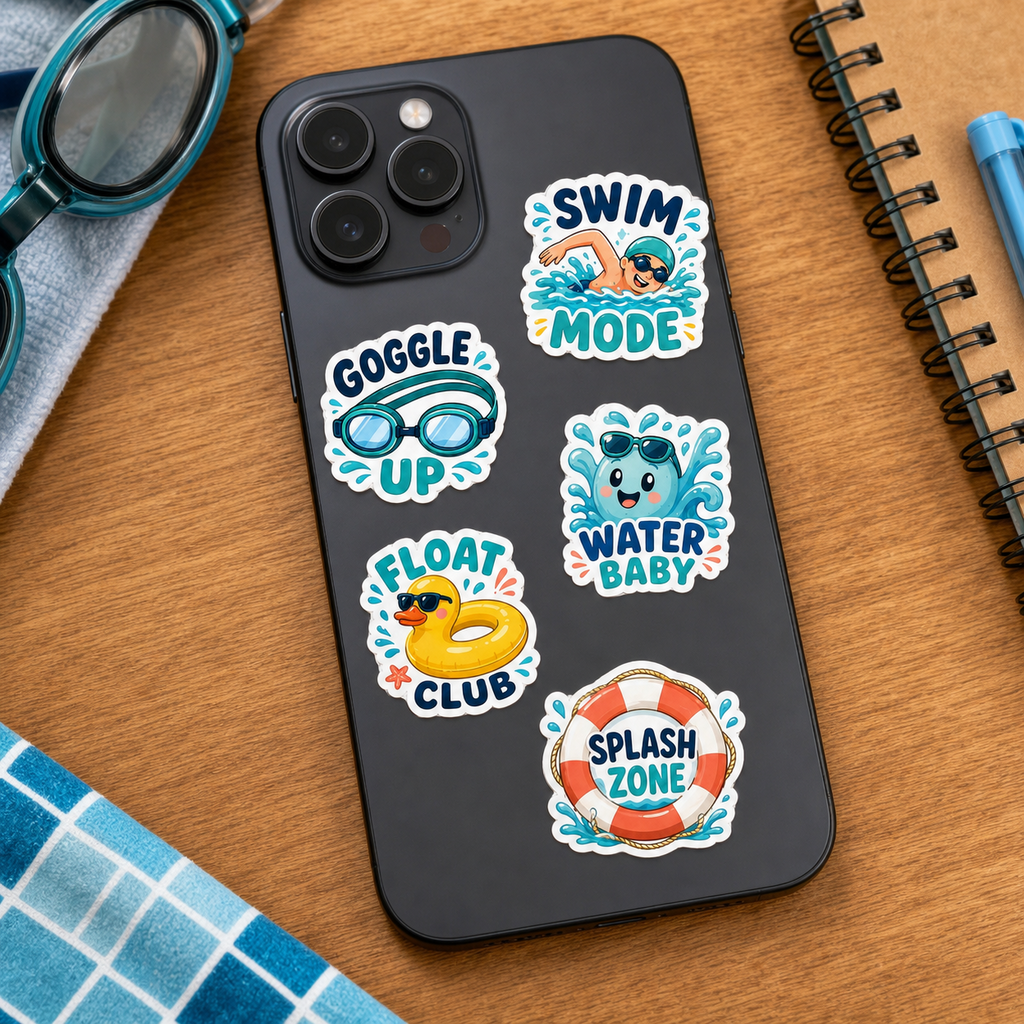 Swimming Fun sticker pack product image 4