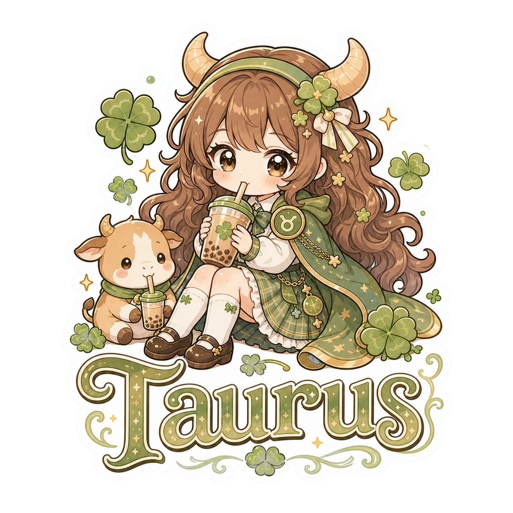 Taurus Girl Sticker