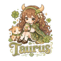 Taurus Girl Sticker