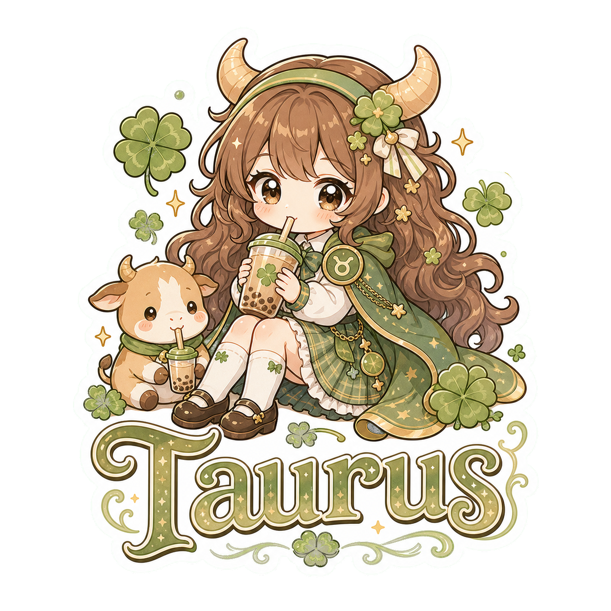 Taurus Girl Sticker