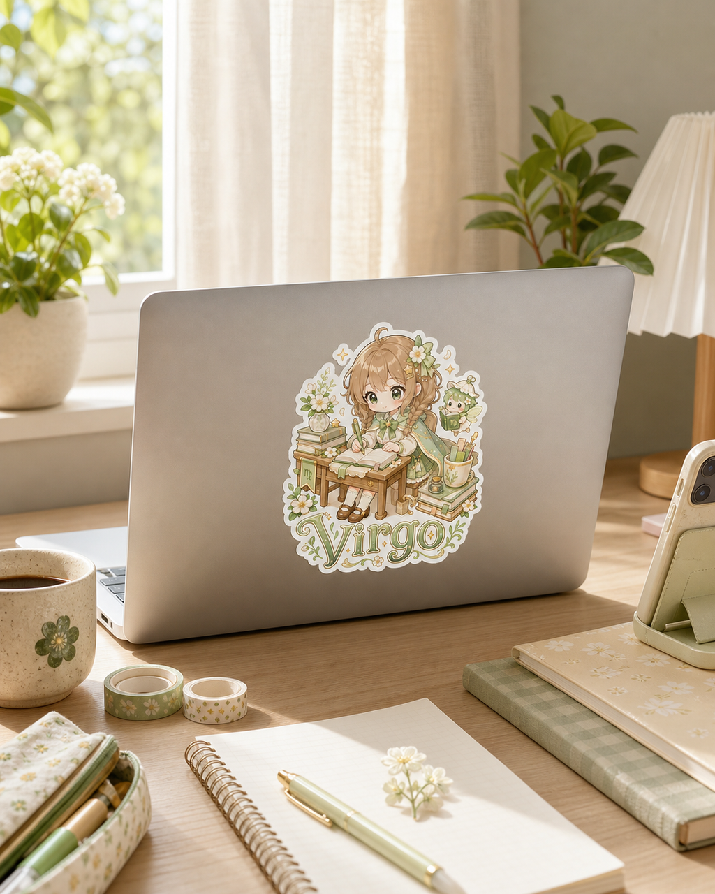 Virgo Girl Sticker