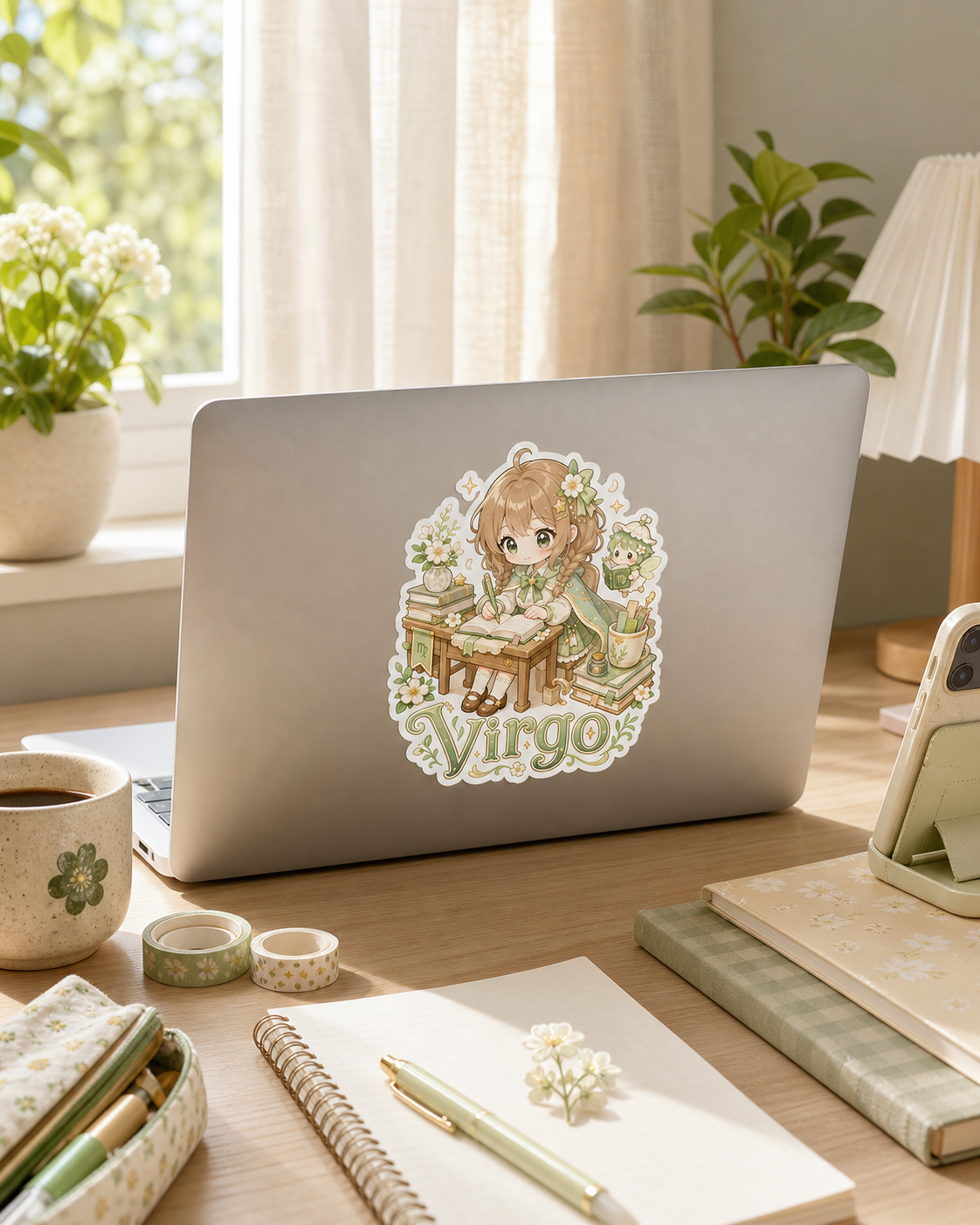 Virgo Girl Sticker