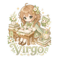 Virgo Girl Sticker