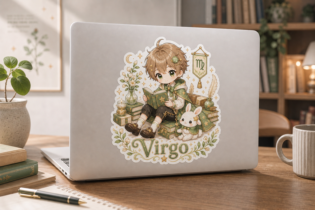 Virgo Boy Sticker
