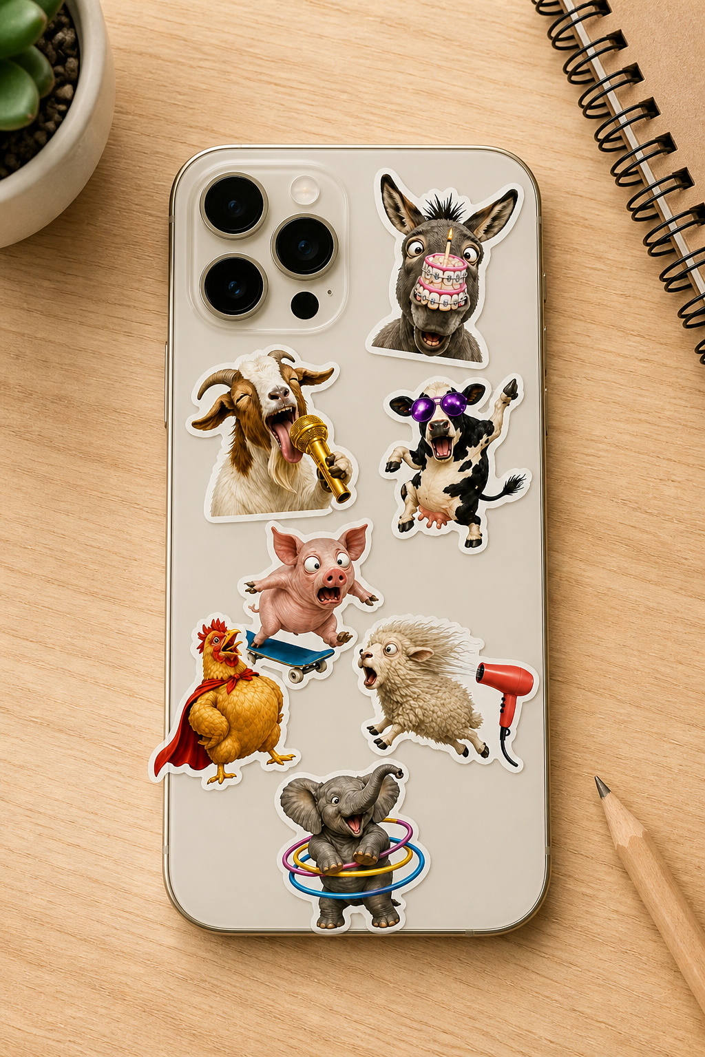 Wild Animal Reactions sticker pack product image 2
